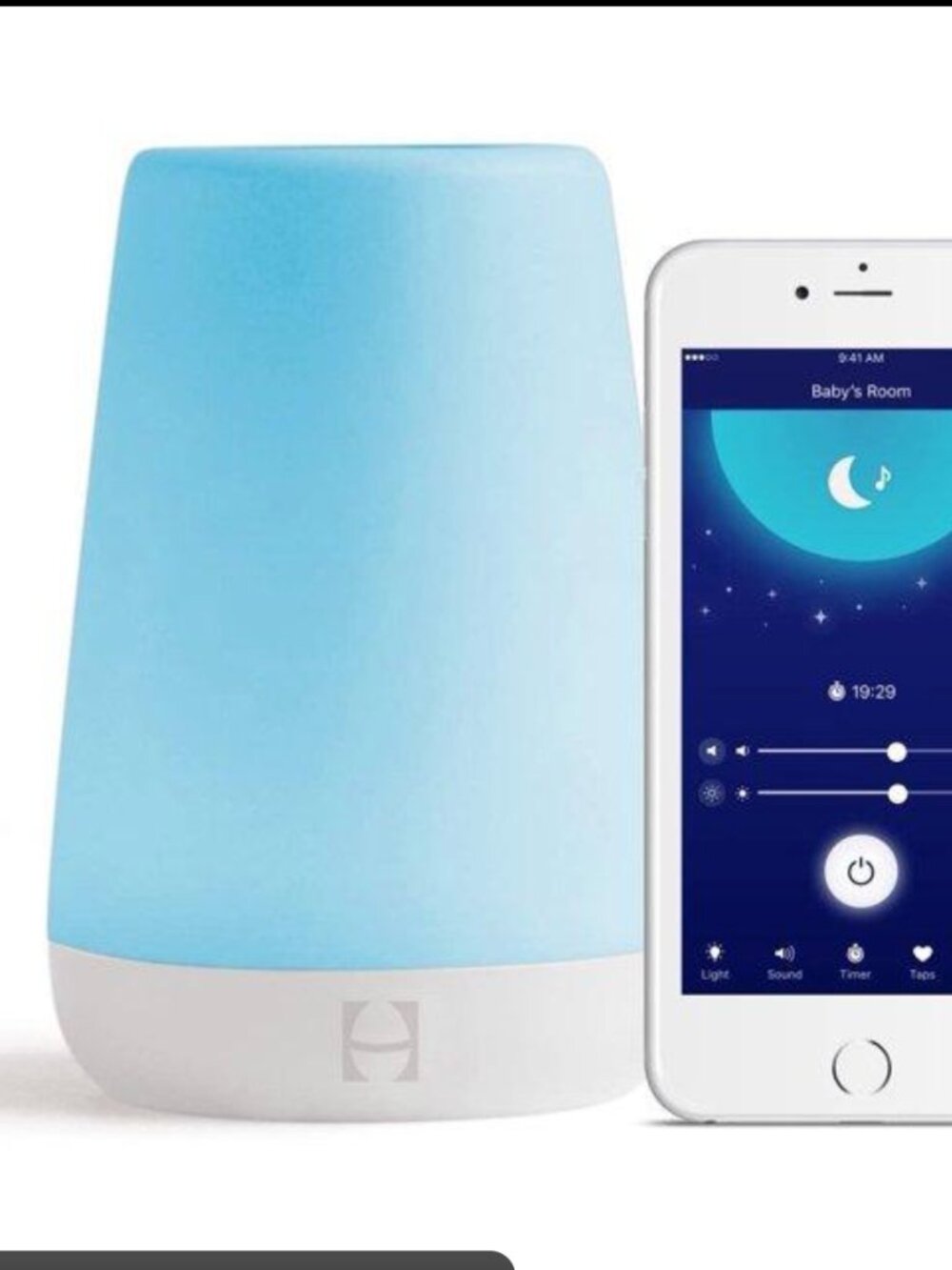 Hatch Rest Baby 1st Gen Night Light & Sound Machine with Charger | White
